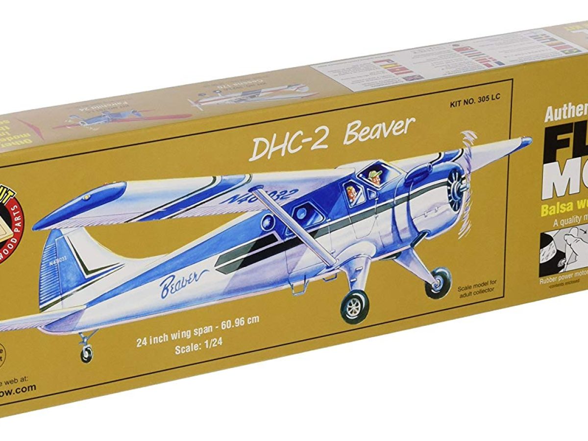 Balsa wood shop rubber band plane